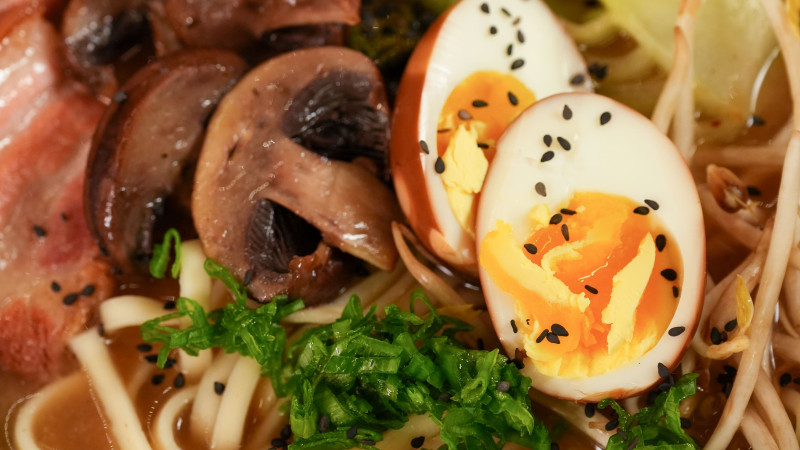 Ramen de invierno con caldo de maní 🍜🥜