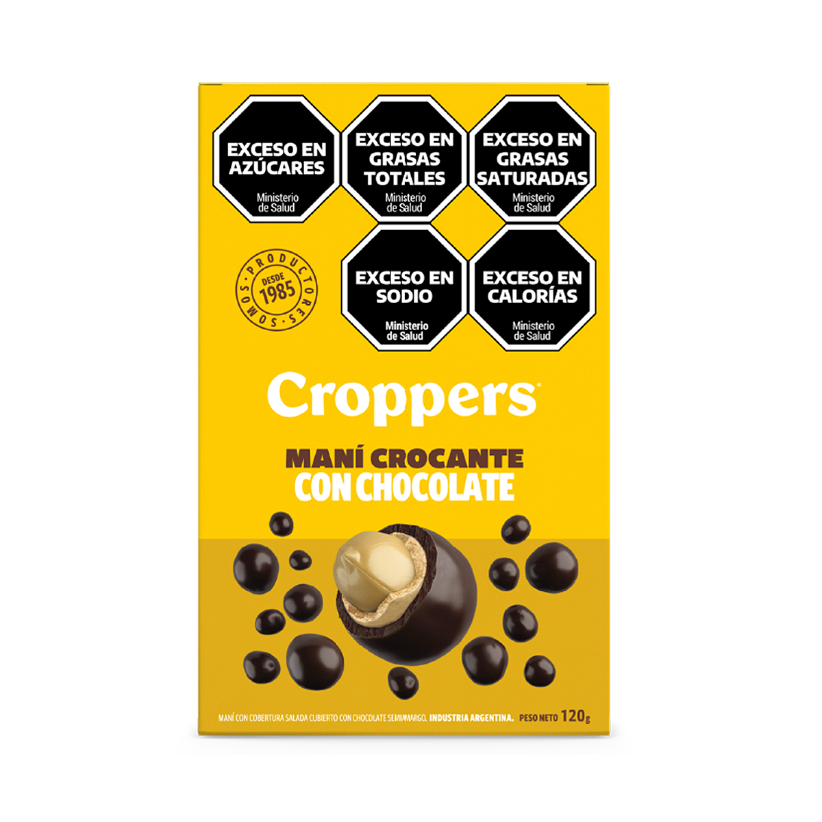 Maní crocante con chocolate