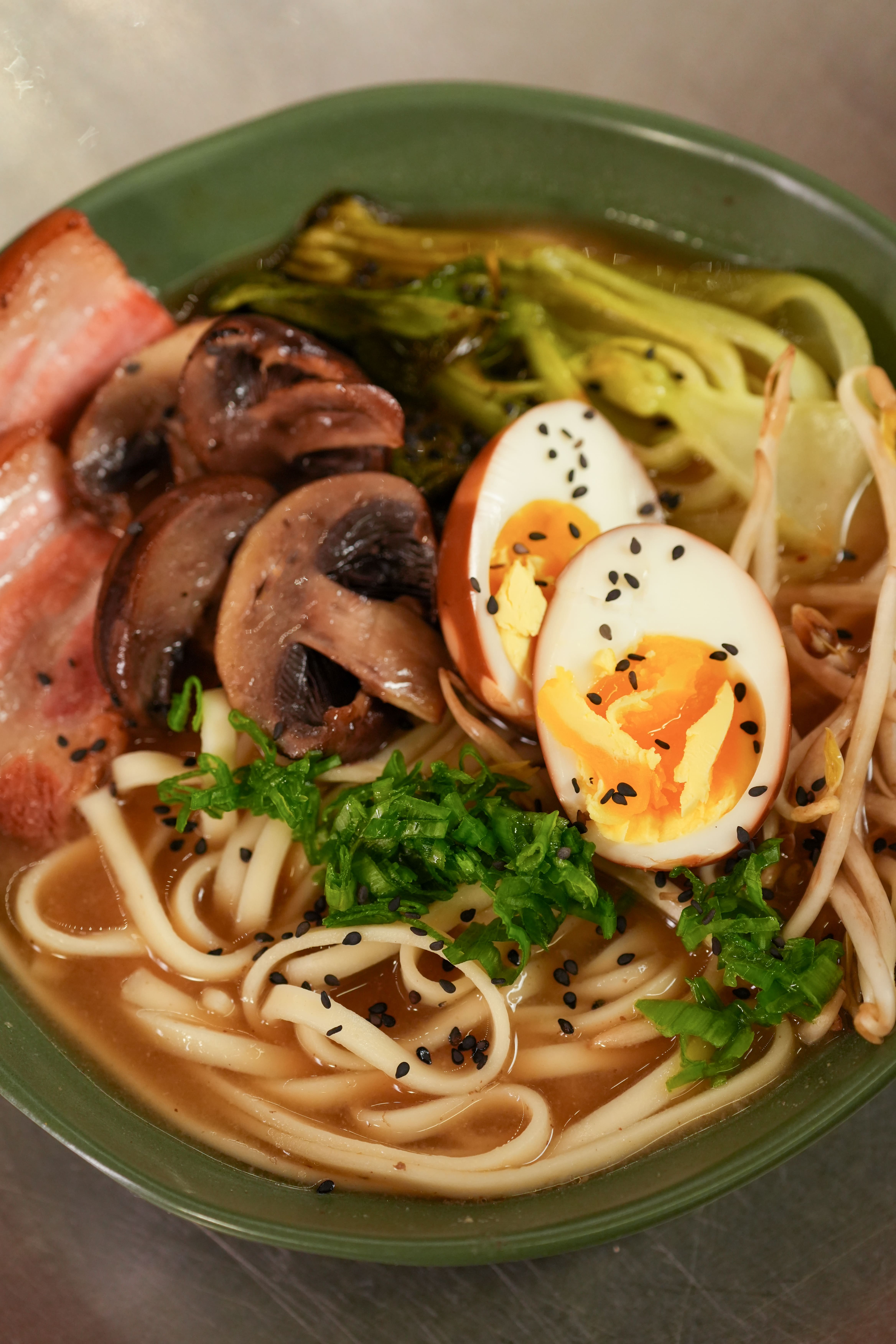 Ramen de invierno con caldo de maní 🍜🥜